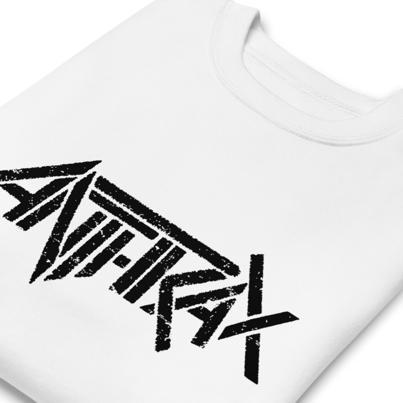 Anthrax - Classic Logo Sweatshirt - White