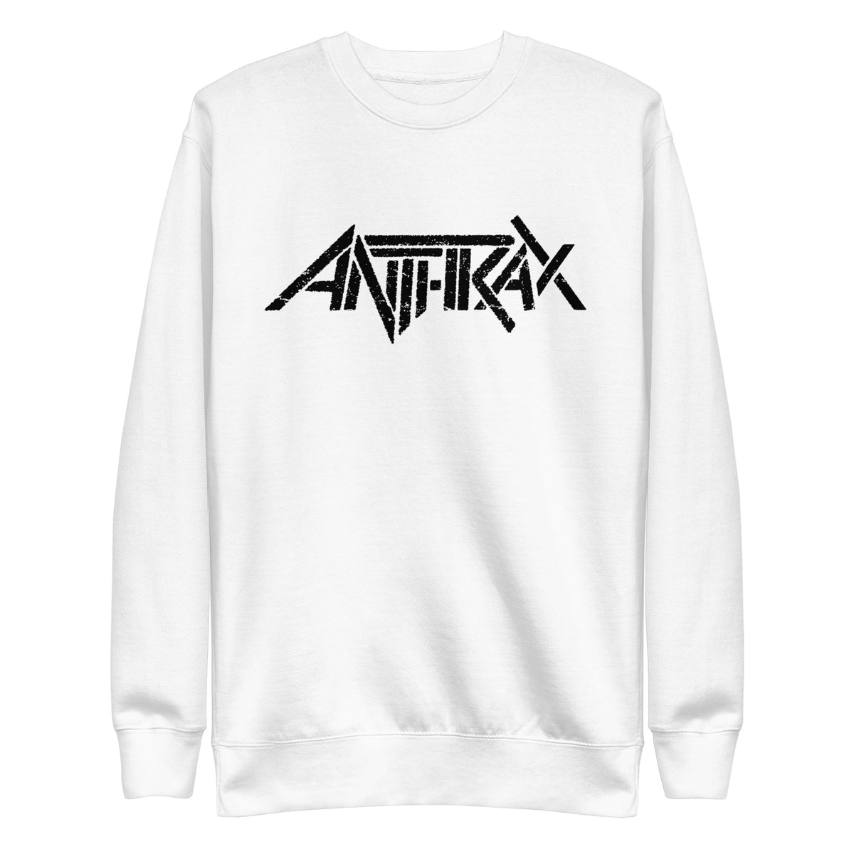 Anthrax - Classic Logo Sweatshirt - White