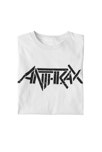 Anthrax - Classic Logo T-Shirt - White