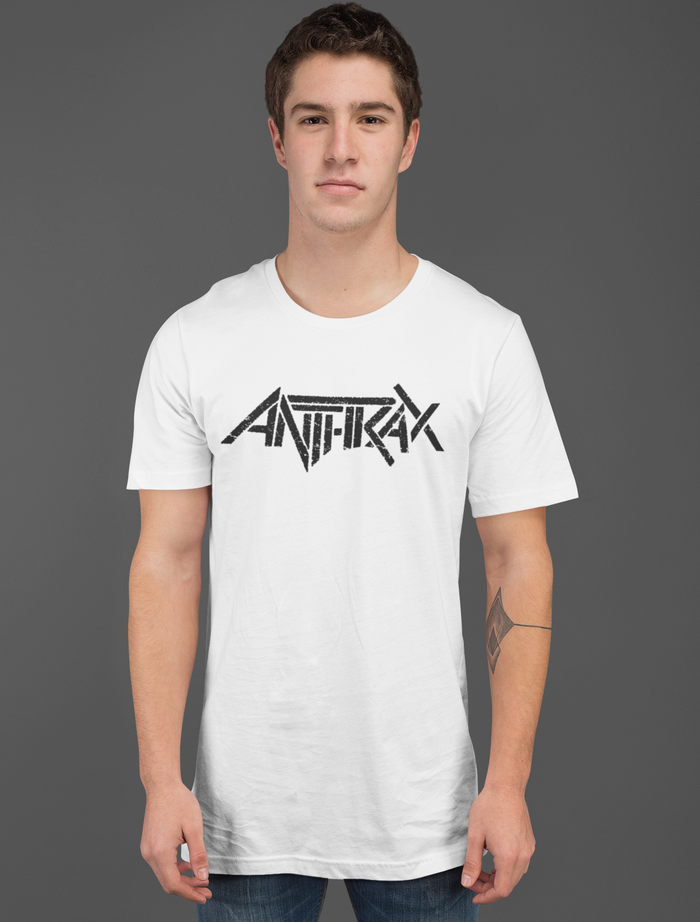 Anthrax - Classic Logo T-Shirt - White