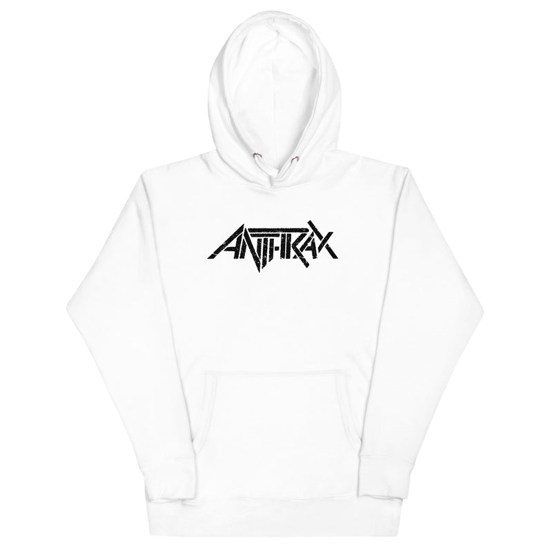 Anthrax - Core Logo Hoodie - White