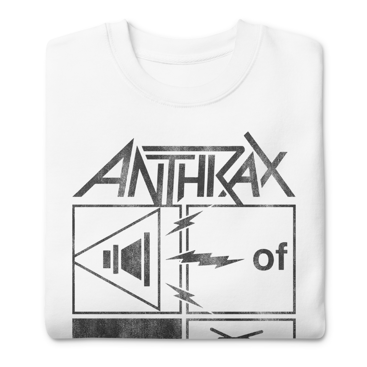 Anthrax - Frequency Sweatshirt - White