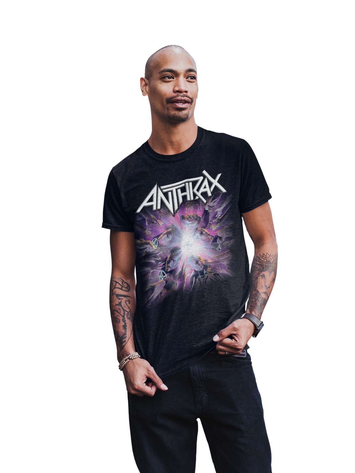 Anthrax - Galaxies T-Shirt - Black