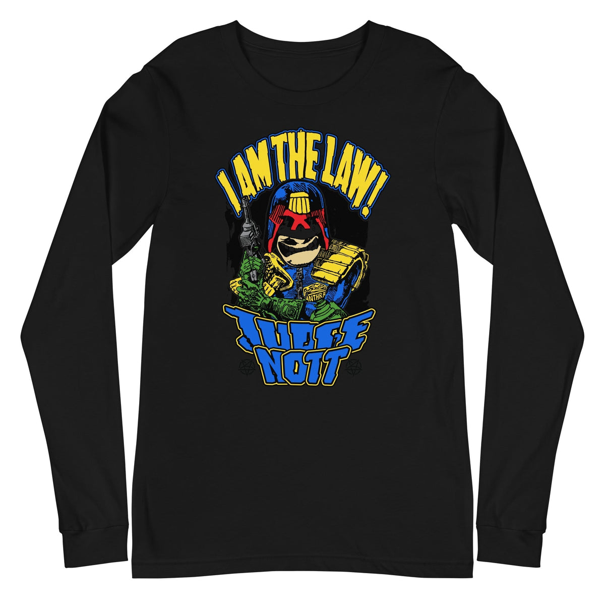 Anthrax - I Am The Law Long Sleeve T-Shirt - Black