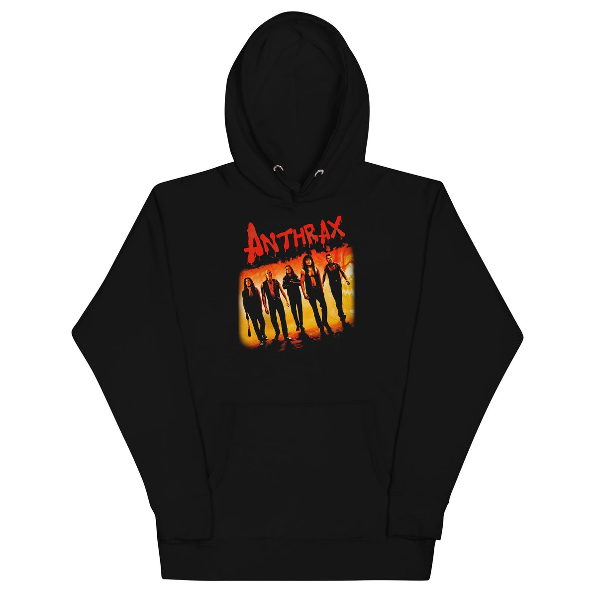 Anthrax - Slanted Band Hoodie - Black