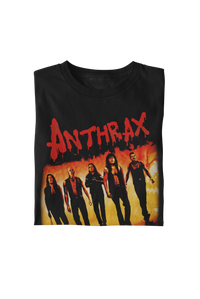 Anthrax - Slanted Band T-Shirt - Black