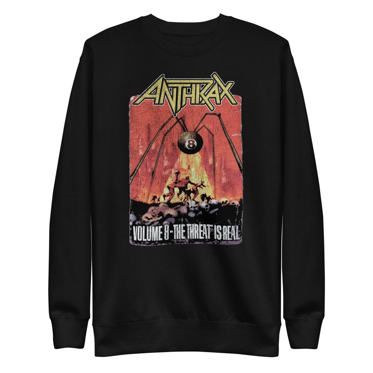 Anthrax - The Threat Is Real Sweatshirt - Black