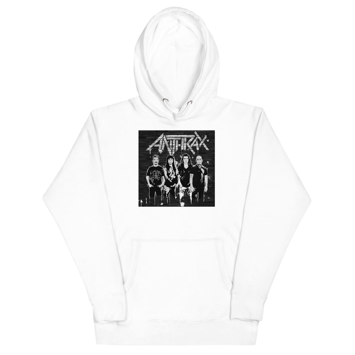 Anthrax - With the Band Hoodie - White