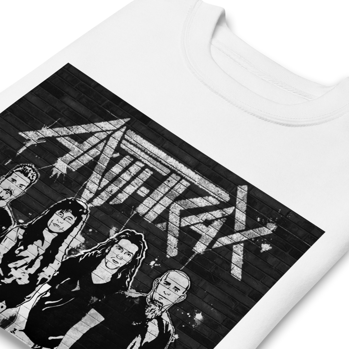 Anthrax - With the Band Sweatshirt - White