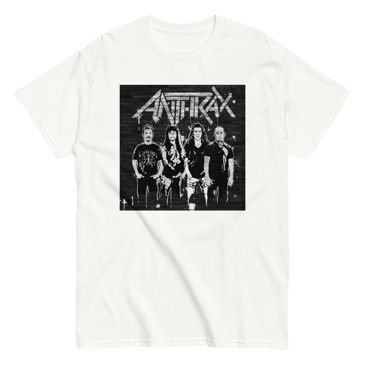 Anthrax - With the Band T-Shirt - White