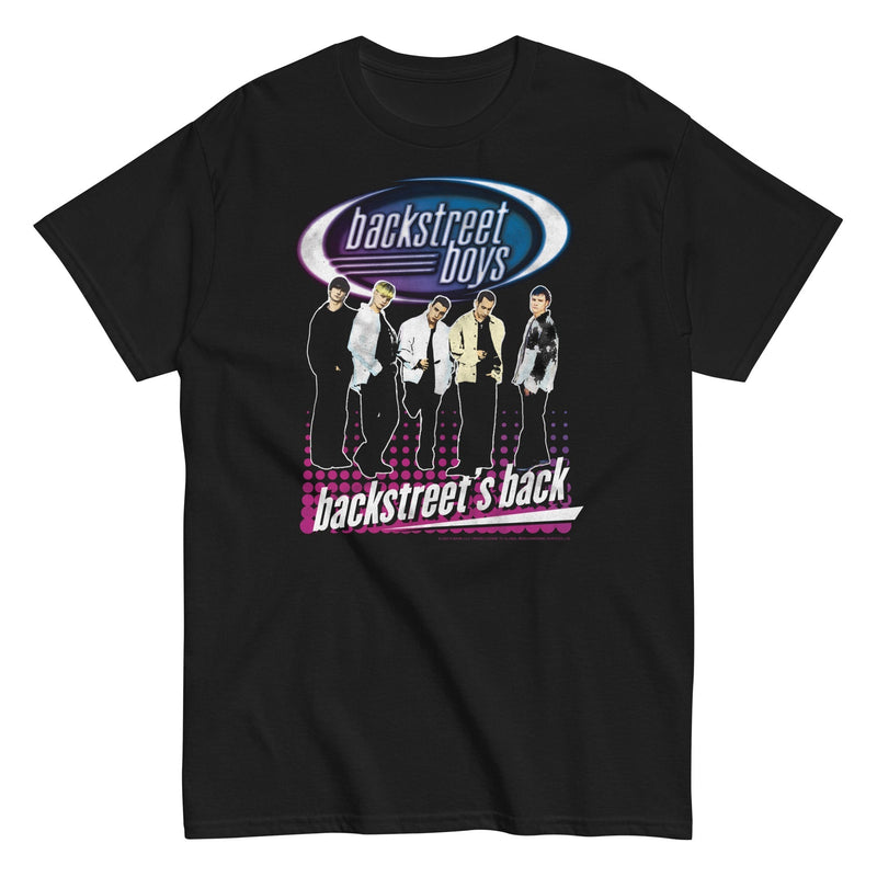 Backstreet Boys - Back Dot Logo T-Shirt - Black