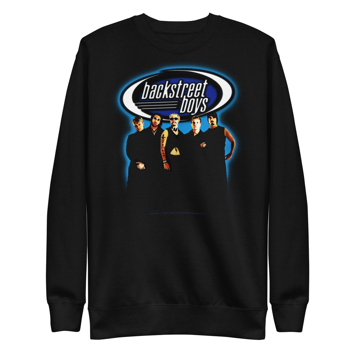 Backstreet Boys - Blue Glow Sweatshirt - Black