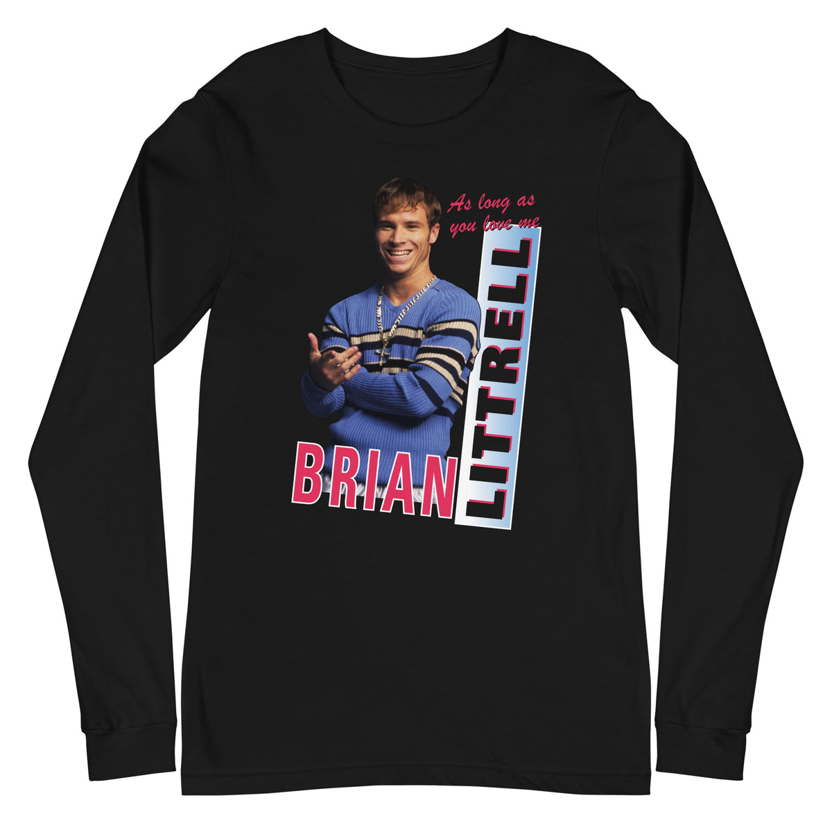 Backstreet Boys - Brian Littrell Long Sleeve T-Shirt - Black