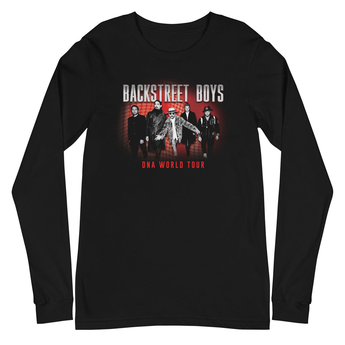 Backstreet Boys - DNA World Tour Long Sleeve T-Shirt - Black