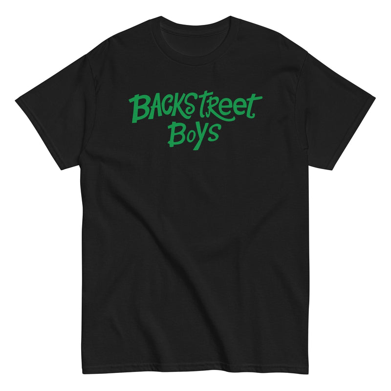 Backstreet Boys - Green Logo T-Shirt - Black