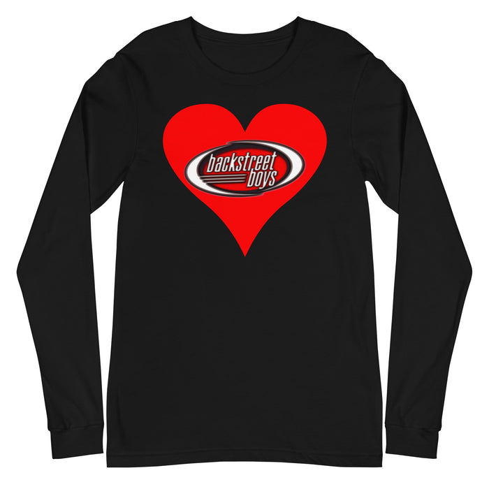 Backstreet Boys - Heart Long Sleeve T-Shirt - Black