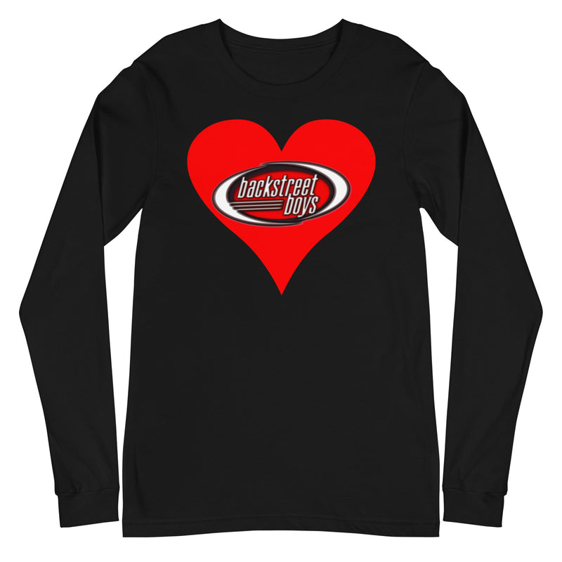 Backstreet Boys - Heart Long Sleeve T-Shirt - Black