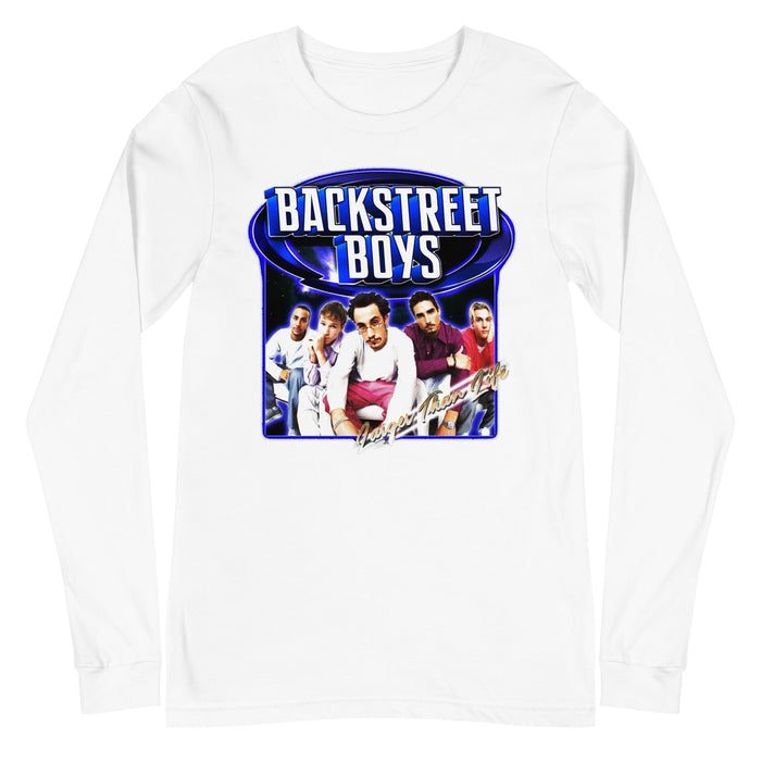 Backstreet Boys - Larger Than Life Long Sleeve T-Shirt - White