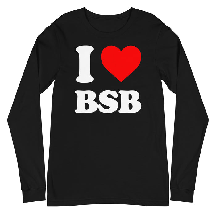 Backstreet Boys - Love BSB Long Sleeve T-Shirt - Black