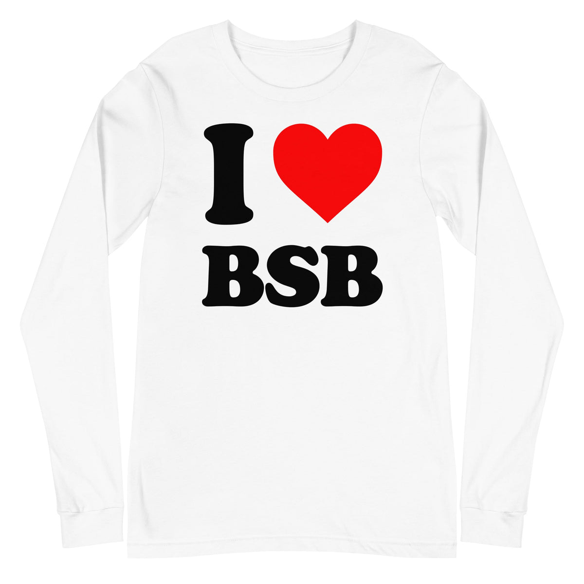 Backstreet Boys - Love BSB White Long Sleeve T-Shirt - White