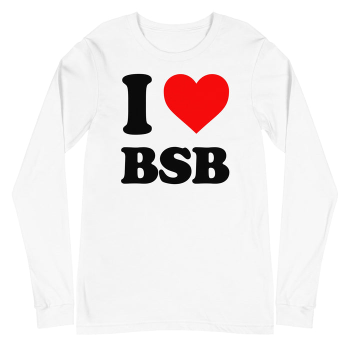 Backstreet Boys - Love BSB White Long Sleeve T-Shirt - White