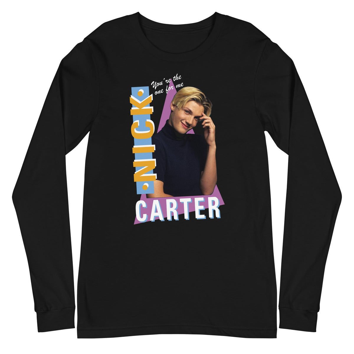 Backstreet Boys - Nick Carter Long Sleeve T-Shirt - Black