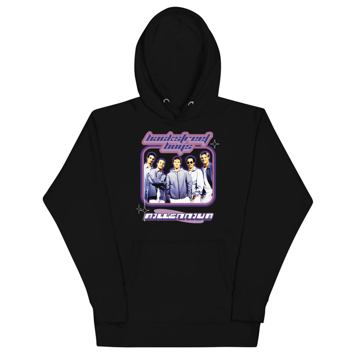 Backstreet Boys - Purple Y2K Hoodie - Black