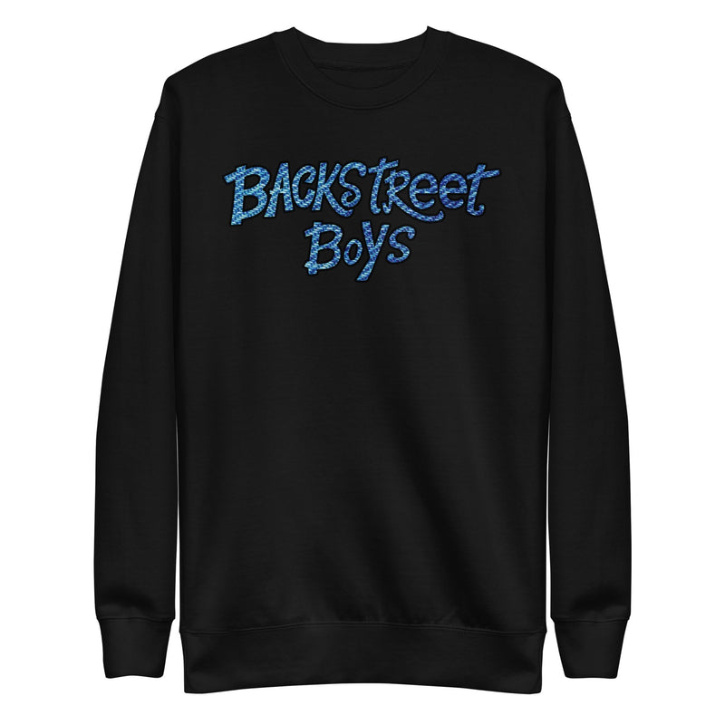 Backstreet Boys - Striped Logo Sweatshirt - Black