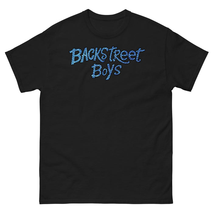 Backstreet Boys - Striped Logo T-Shirt - Black