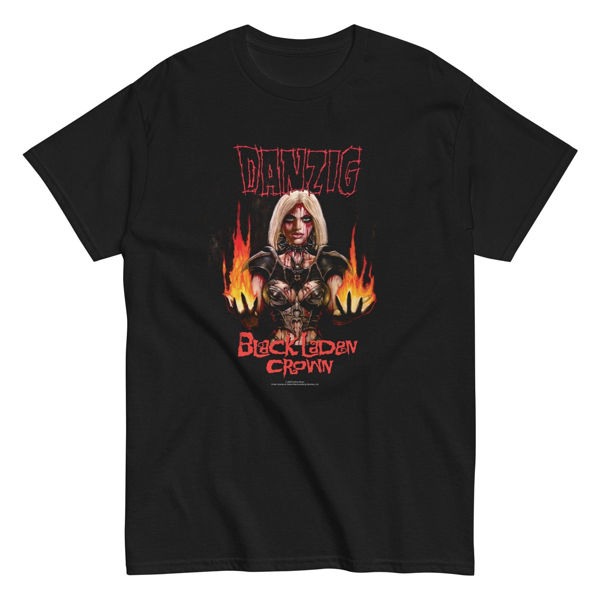 Danzig - Black Laden Crown T-Shirt - Black