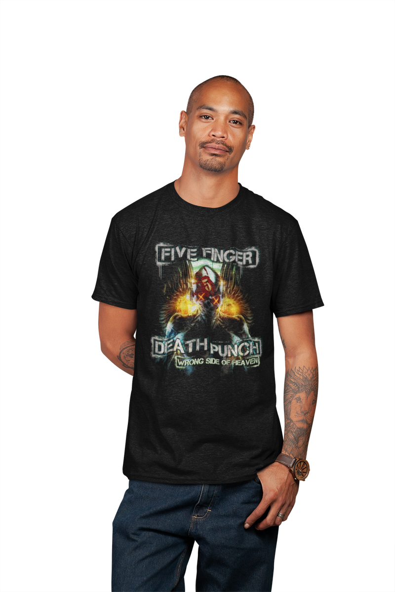 Five Finger Death Punch - Bot Heaven T-Shirt - Black