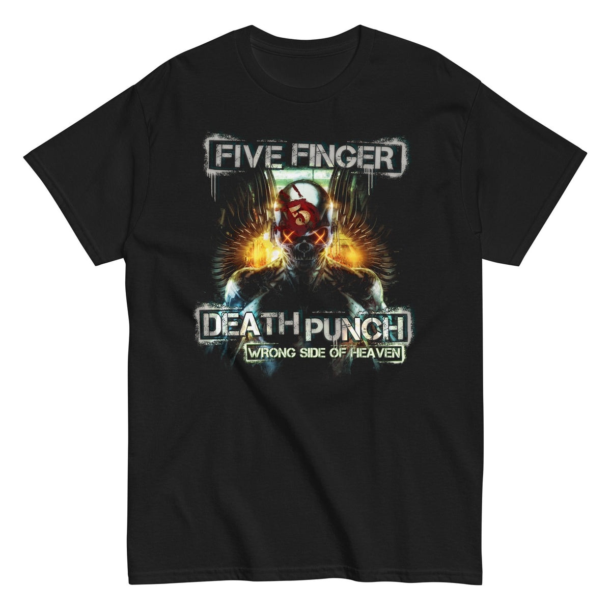 Five Finger Death Punch - Bot Heaven T-Shirt - Black