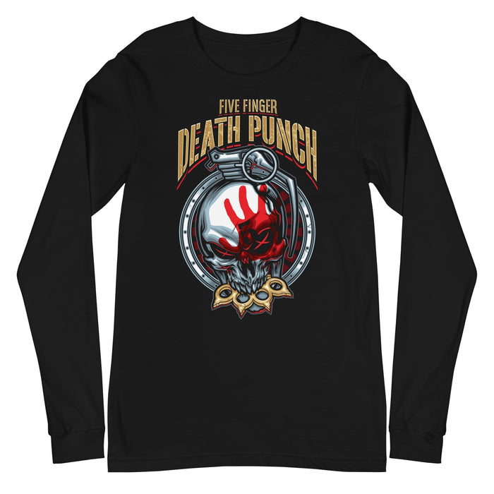 Five Finger Death Punch - Brass Knuckle Long Sleeve T-Shirt - Black