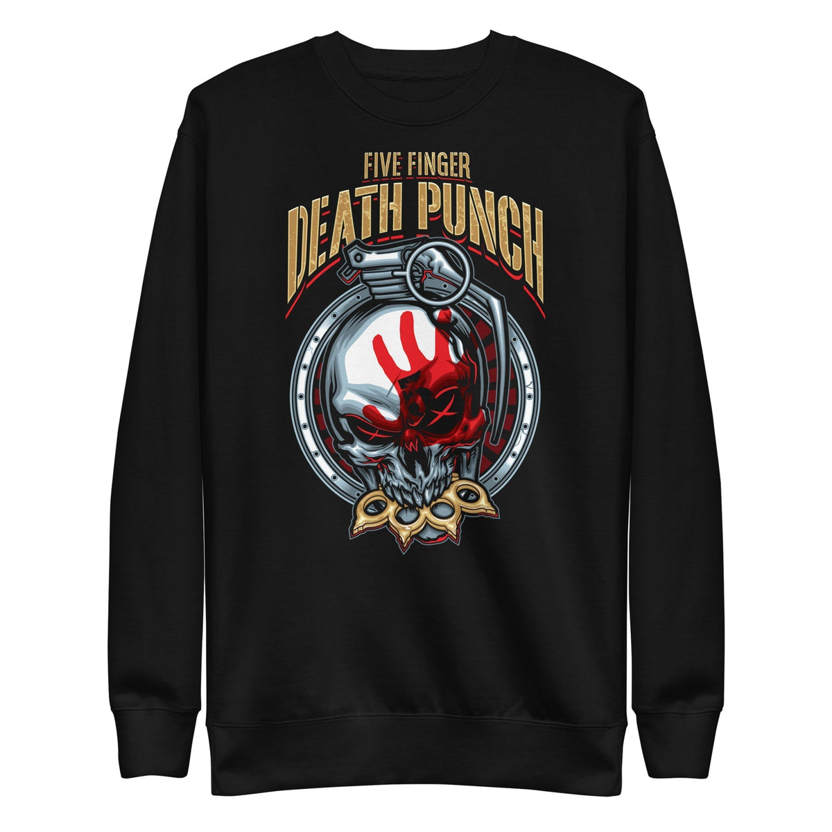 Five Finger Death Punch - Brass Knuckle Sweatshirt - Black