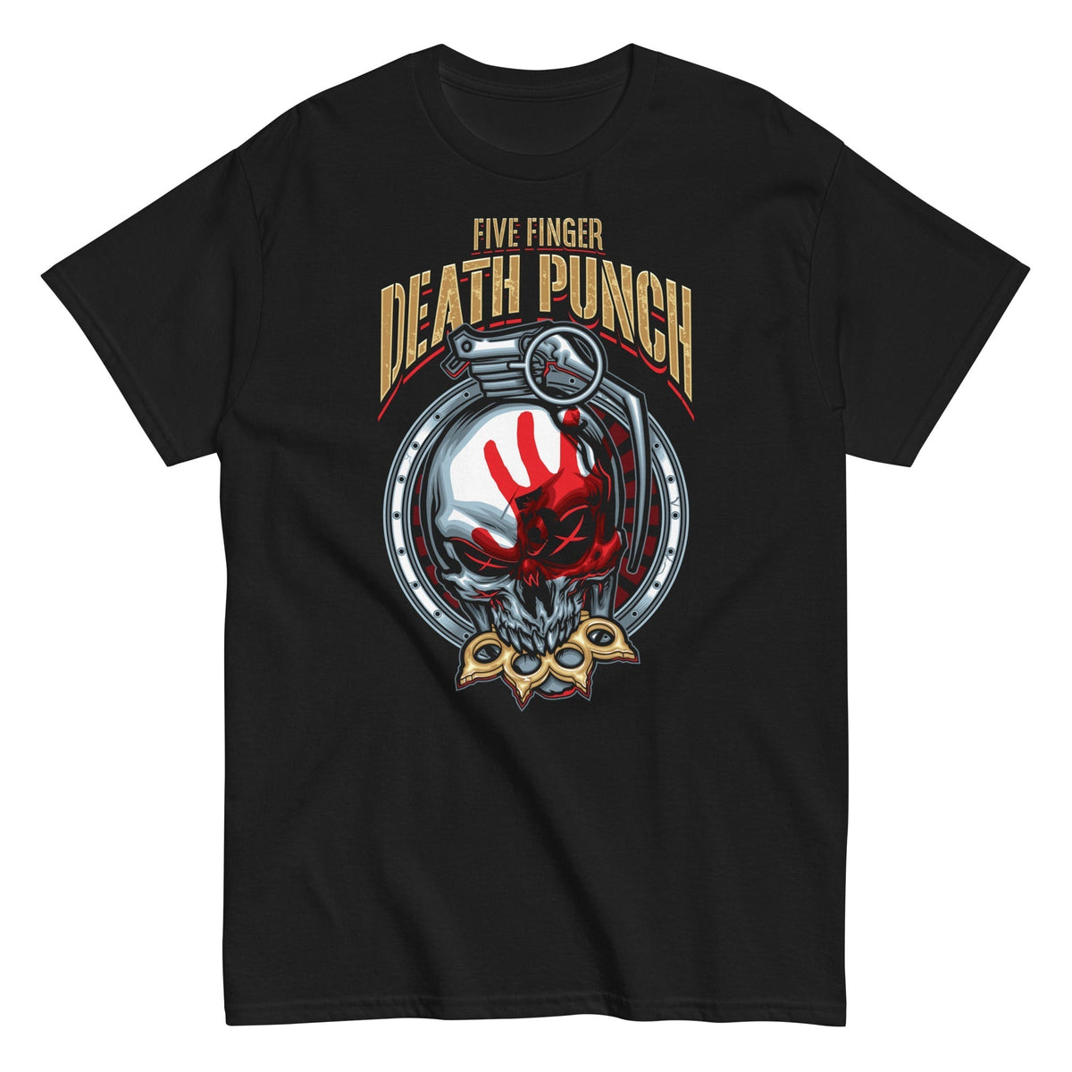 Five Finger Death Punch - Brass Knuckle T-Shirt - Black