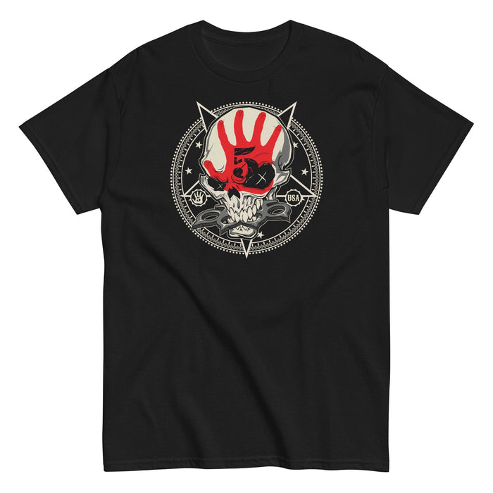 Five Finger Death Punch - Circle Logo T-Shirt - Black