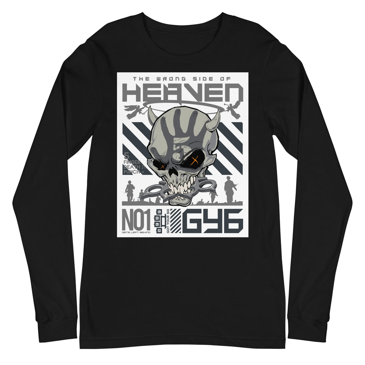 Five Finger Death Punch - GY6 Long Sleeve T-Shirt - Black