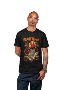 Five Finger Death Punch - Hand Skull Logo T-Shirt - Black