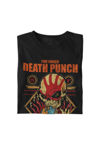 Five Finger Death Punch - Hand Skull Logo T-Shirt - Black