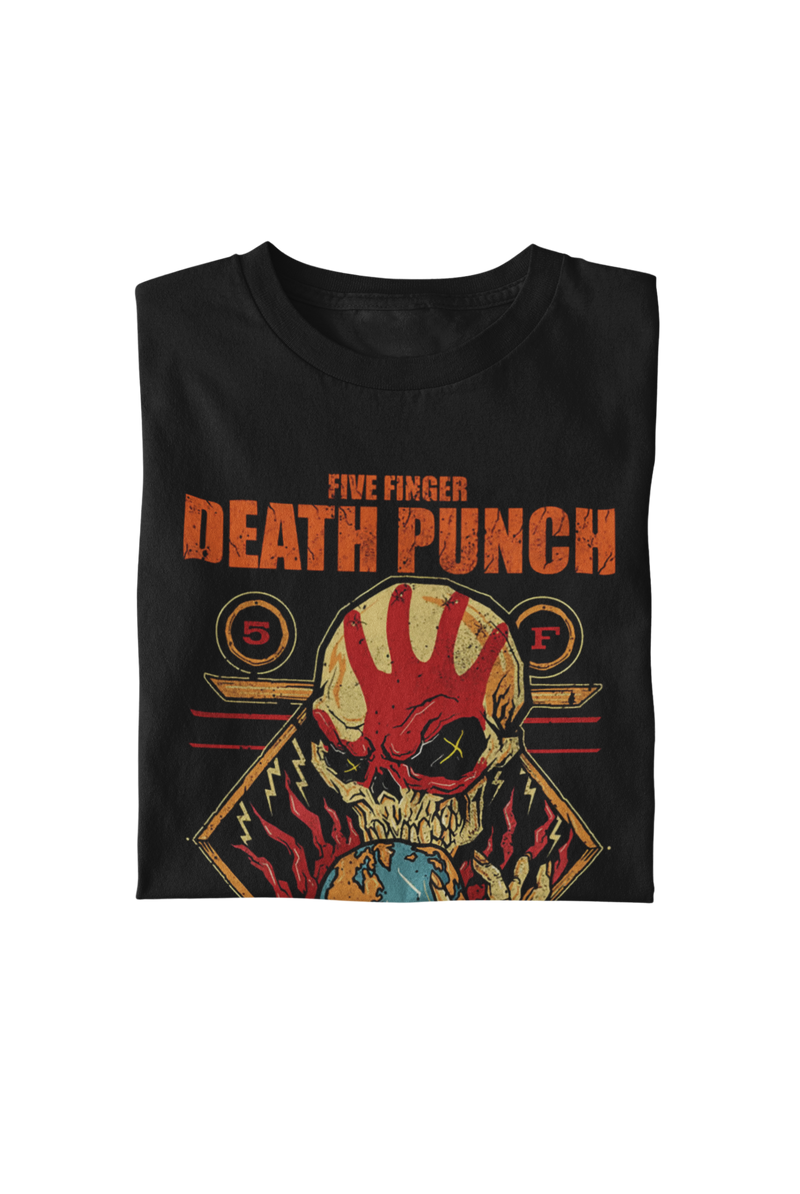 Five Finger Death Punch - Hand Skull Logo T-Shirt - Black