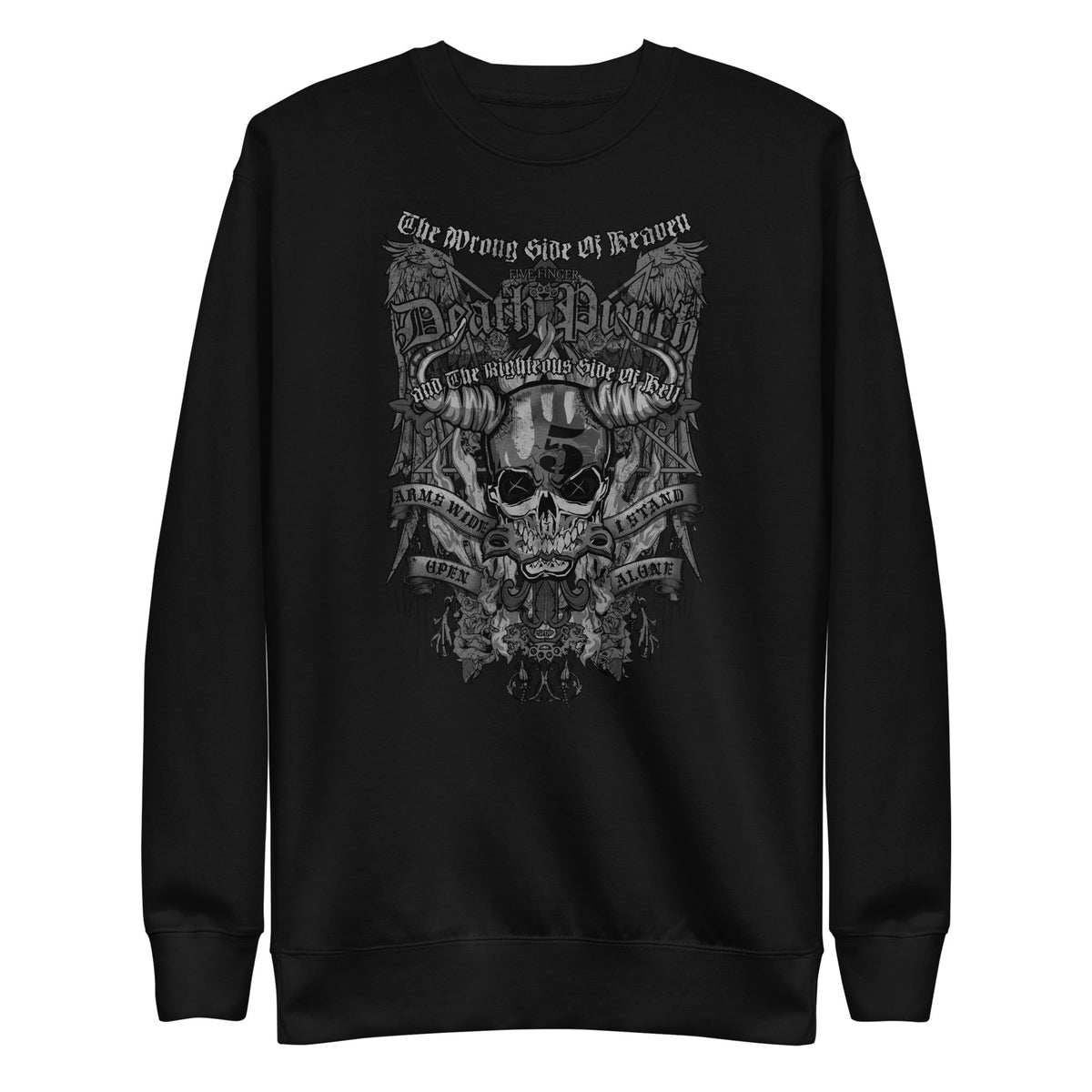 Five Finger Death Punch - Righteous Side of Evil Sweatshirt - Black