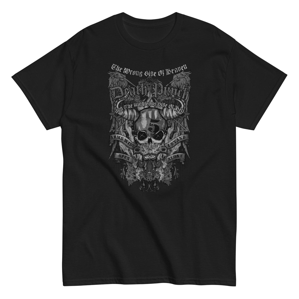 Five Finger Death Punch - Righteous Side of Evil T-Shirt - Black