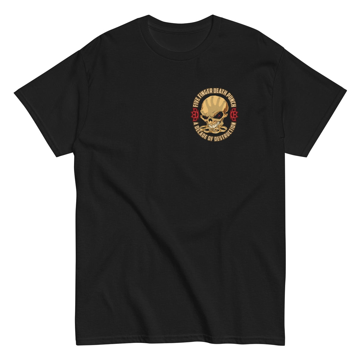 Five Finger Death Punch - Small Logo T-Shirt - Black