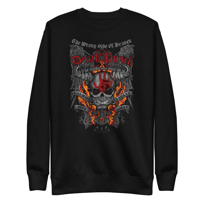 Five Finger Death Punch - Wrong or Righteous Sweatshirt - Black