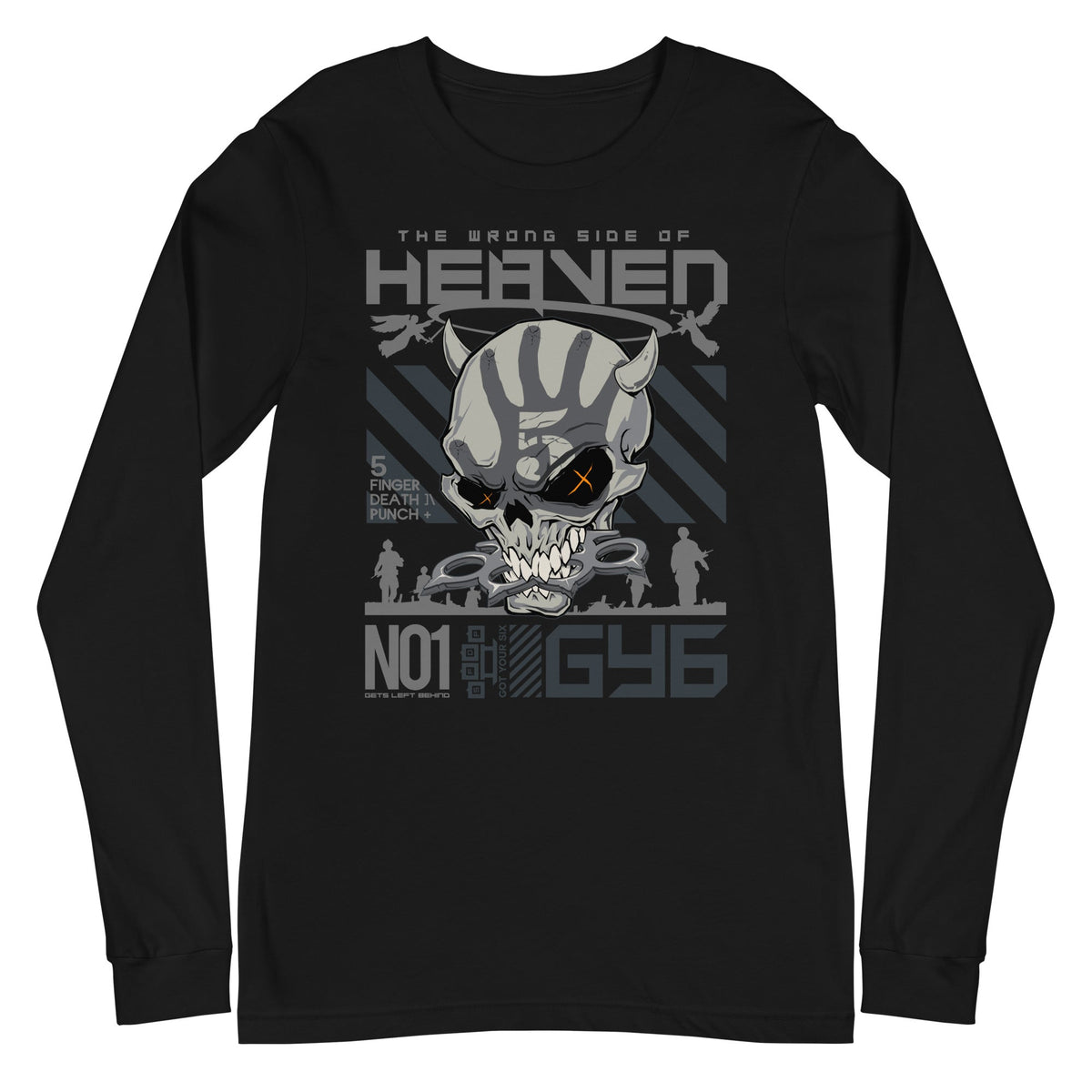 Five Finger Death Punch - Wrong Side of Heaven Long Sleeve T-Shirt - Black