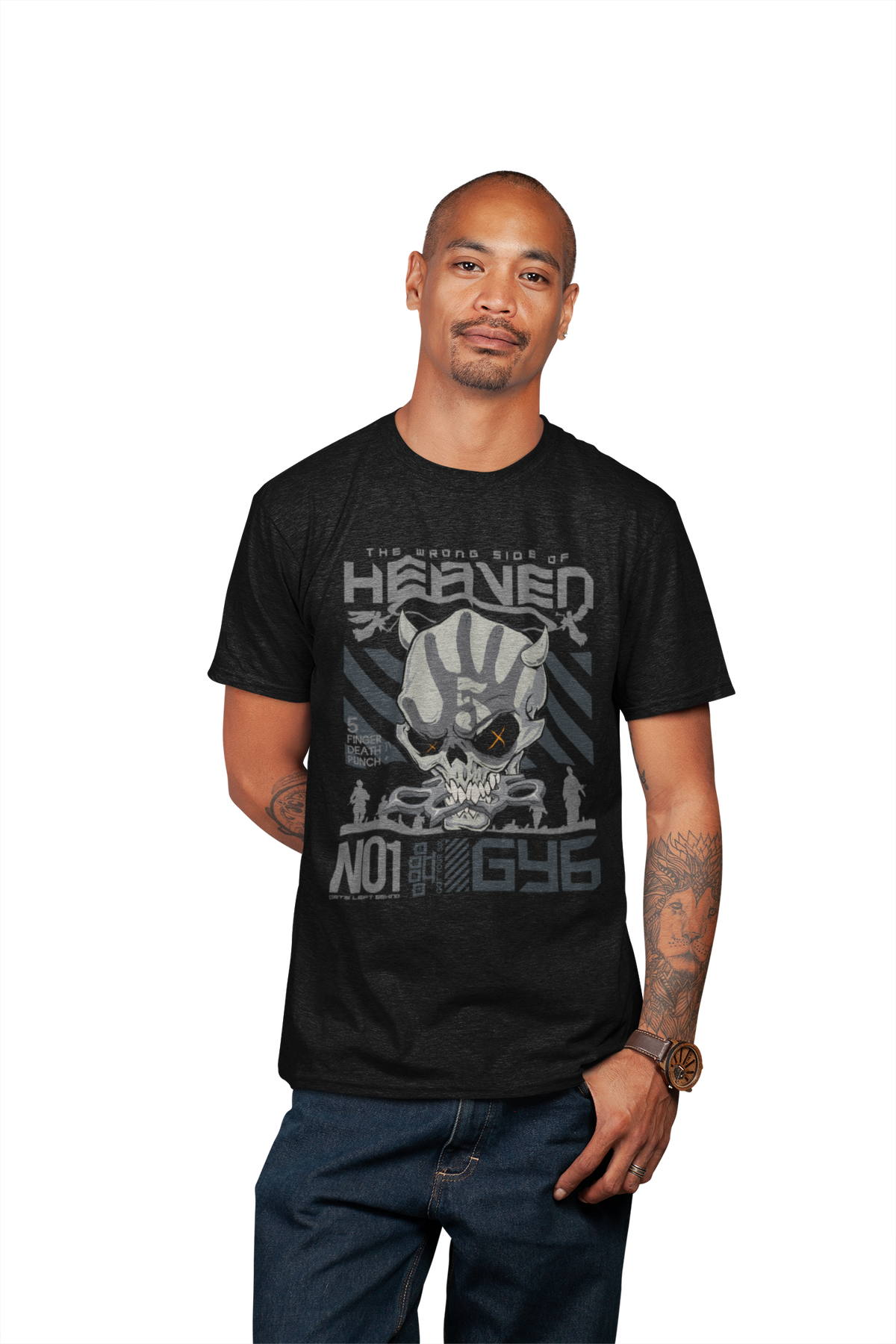 Five Finger Death Punch - Wrong Side of Heaven T-Shirt - Black