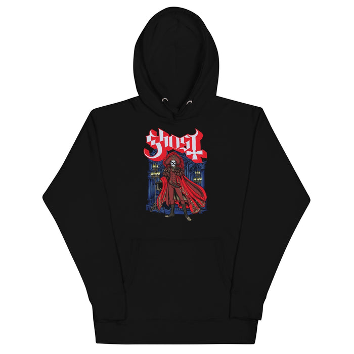 Ghost - Billowing Cape Hoodie - Black