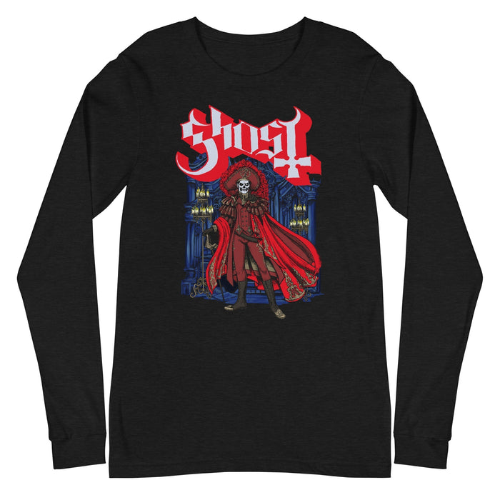 Ghost - Billowing Cape Long Sleeve T-Shirt - Black