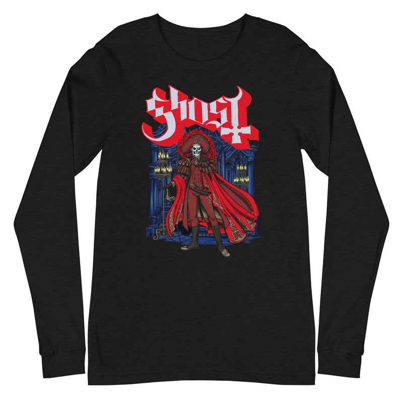 Ghost - Billowing Cape Long Sleeve T-Shirt - Black