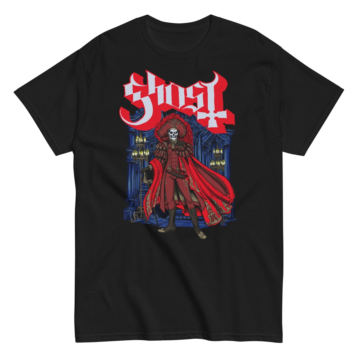 Ghost - Billowing Cape T-Shirt - Black